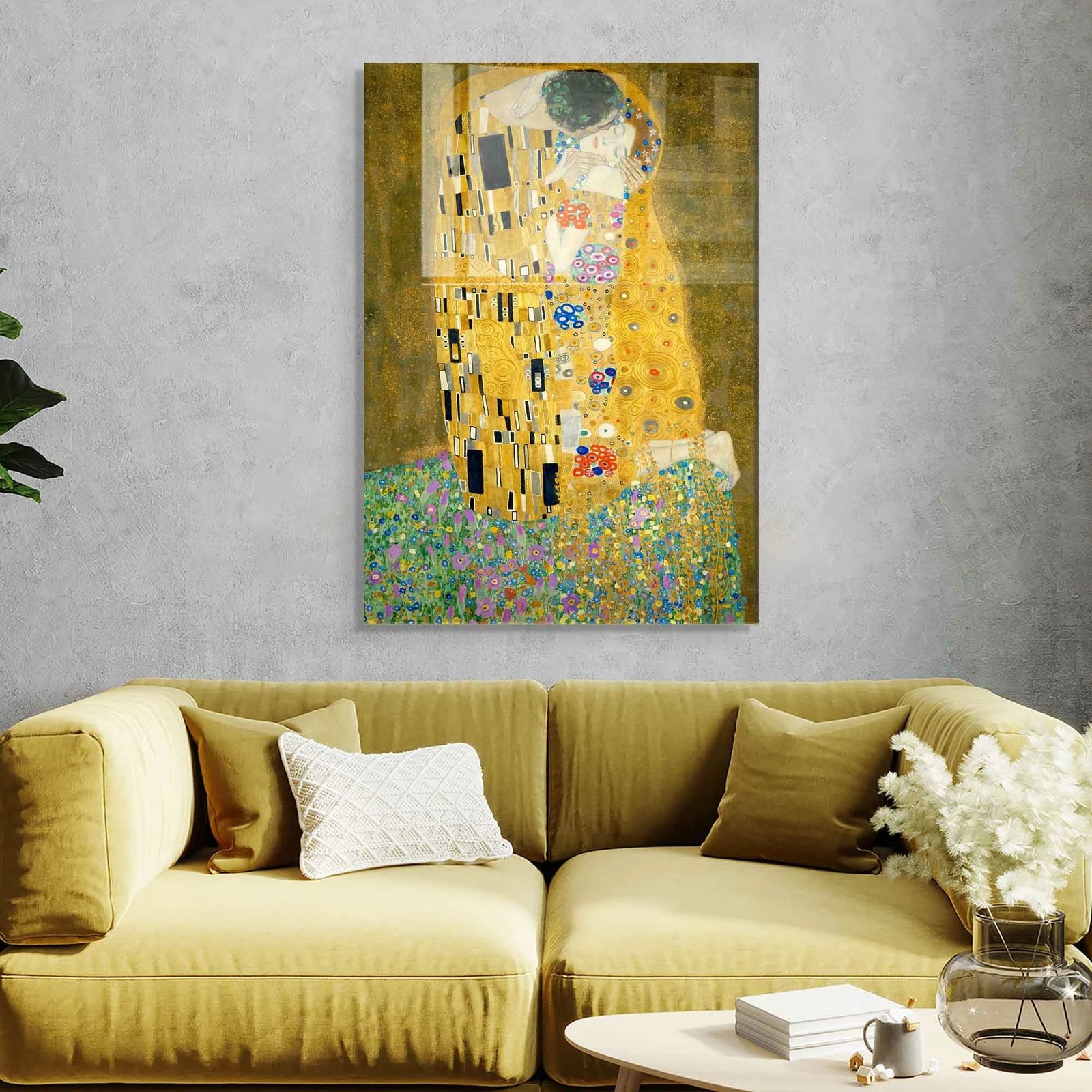 Pikturë dekorative prej xhami të temperuar, Wallity 2294, 70x100cm