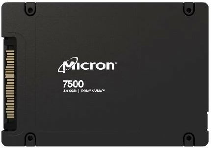 SSD i brendshëm, Micron 7500, 1.92TB NVMe PCIe 4.0 U.3 15mm, e zezë, single pack
