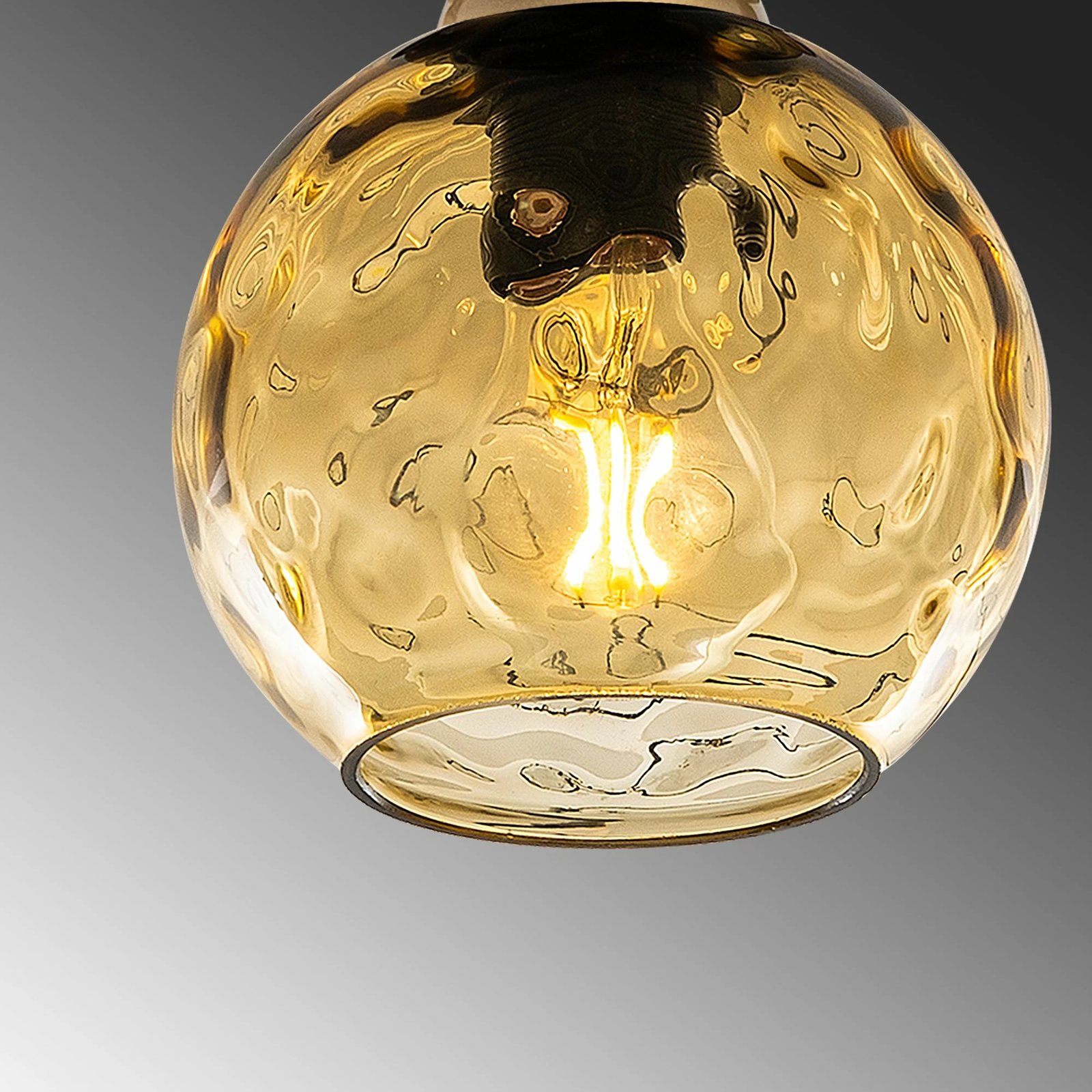 Llambë tavani Opviq Benek, e verdhë dhe e zezë, 15x15x18cm