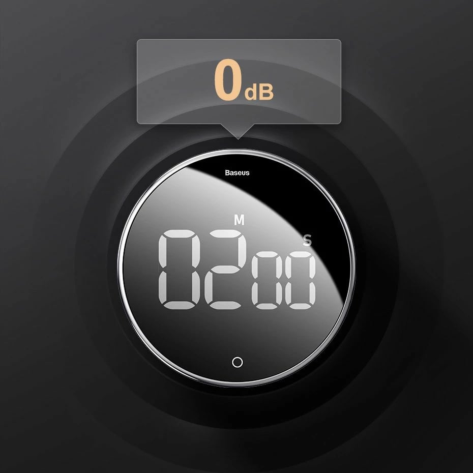 Timer elektronik Baseus Heyo ACDJS-01, me ekran digjital, i zi Timer elektronik Baseus Heyo ACDJS-01, me ekran digjital, i zi