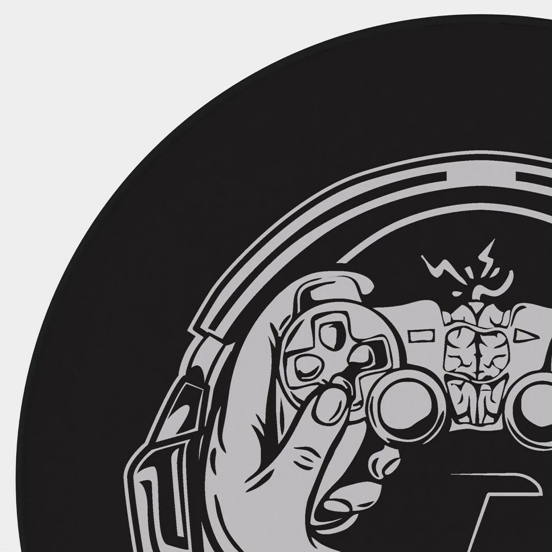 Tapet për karrige gaming Huzaro FloorMat 6.0, 1200mm, gomë, i zi
