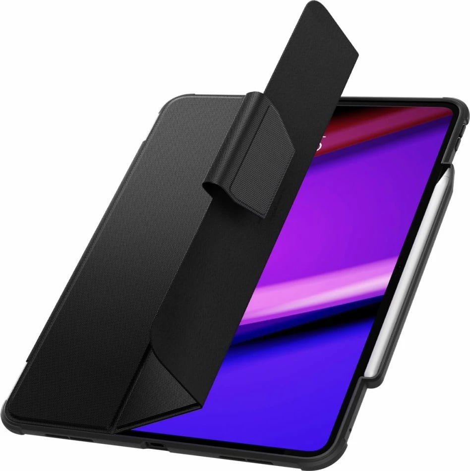 Mbështjellës Spigen Rugged Armor Pro për iPad Pro 13" 2024, i zi