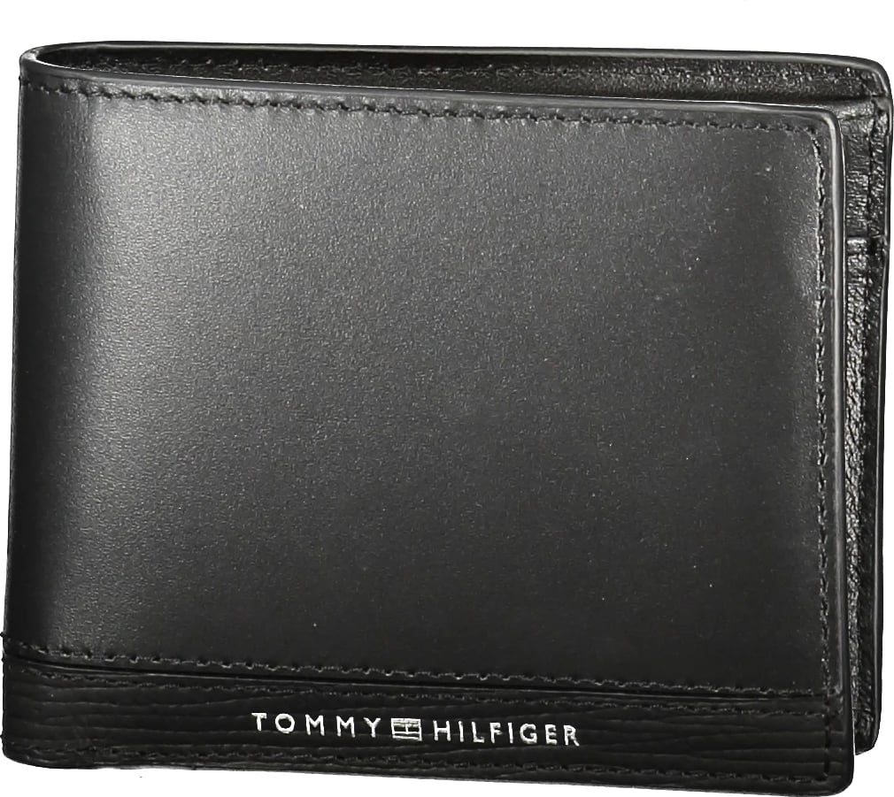 Portofol për meshkuj TOMMY HILFIGER, i zi