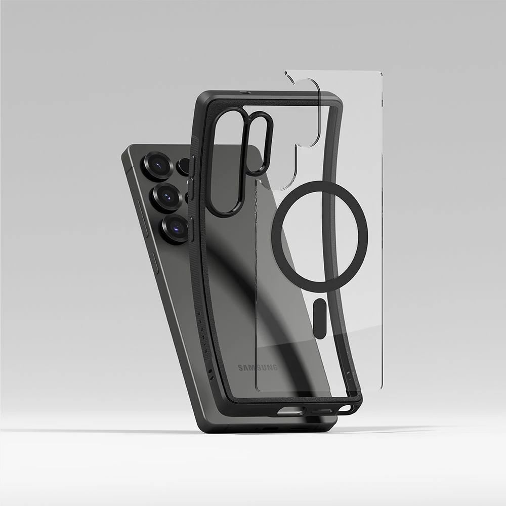 Mbështjellës Ringke Fusion Bold MagSafe për Samsung Galaxy S25 Ultra, Zi