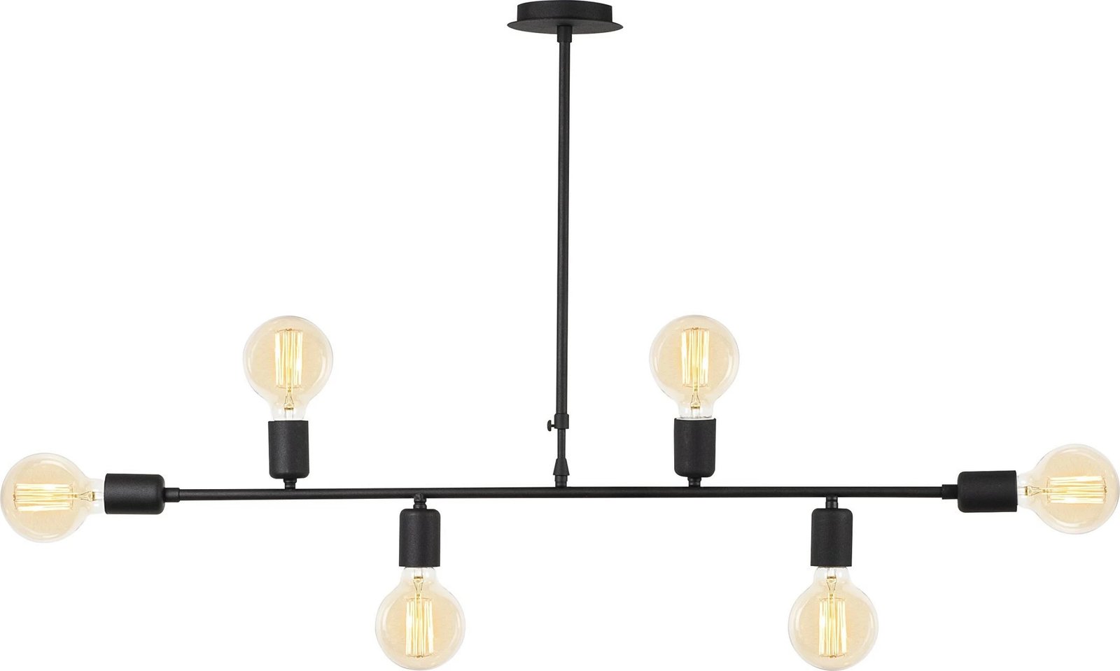 Llambë tavani Opviq Truva, e zezë, N-694