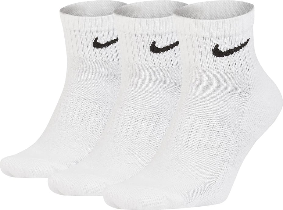 Çorape të shkurta Nike unisex, të bardha