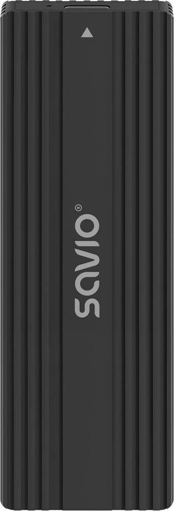 Kasë SSD SAVIO AK-84, M.2, USB Type-C, e zezë