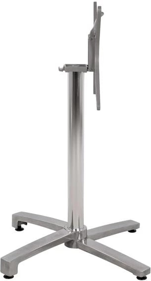 Bazë alumini e palosshme, kromuar, 69x69x73-92cm, me kryq 48x48, FH459.03