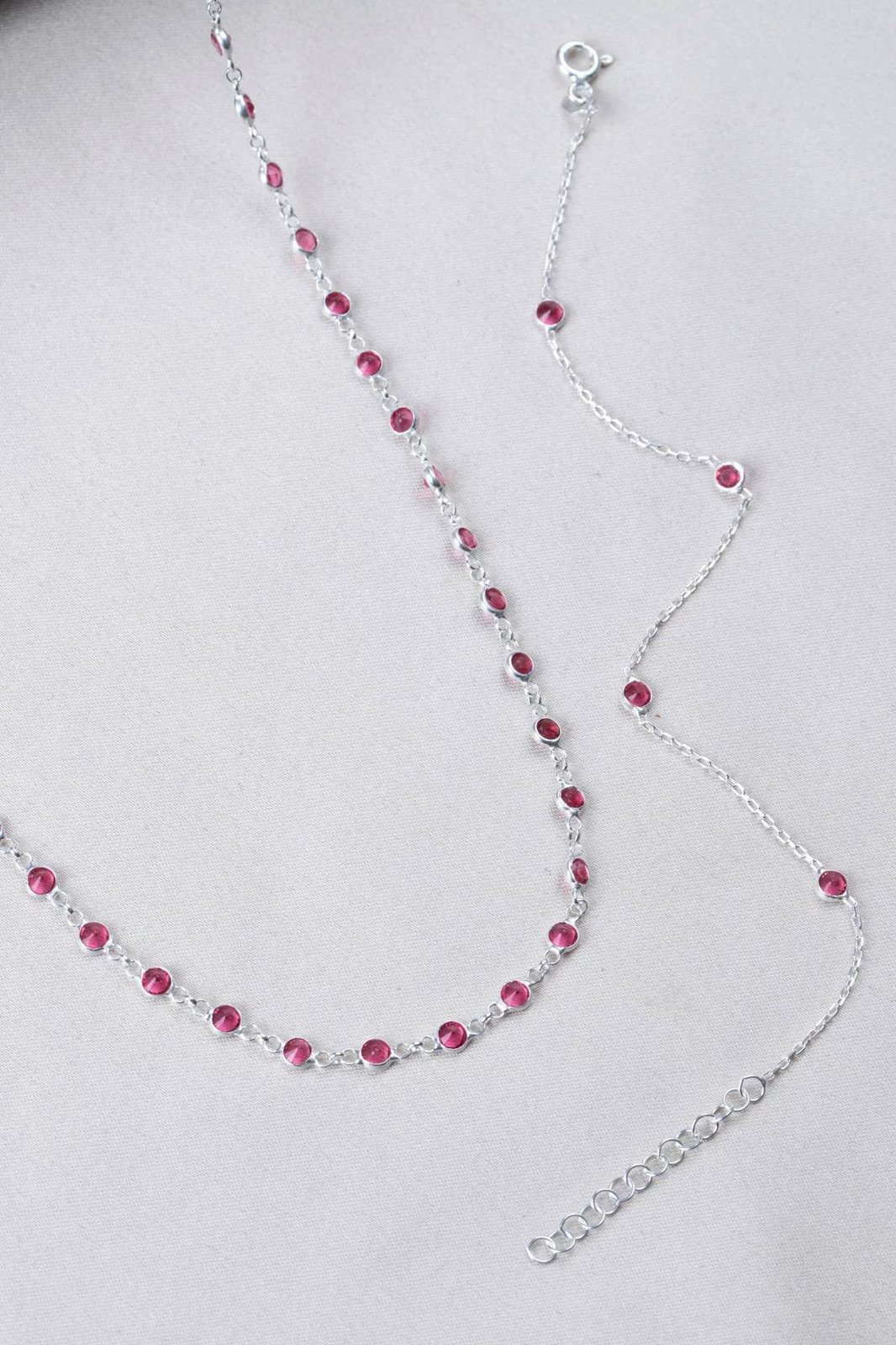 Set varëse dhe vathë argjendi, Jumeon, TFNY65230, ngjyrë e kuqe