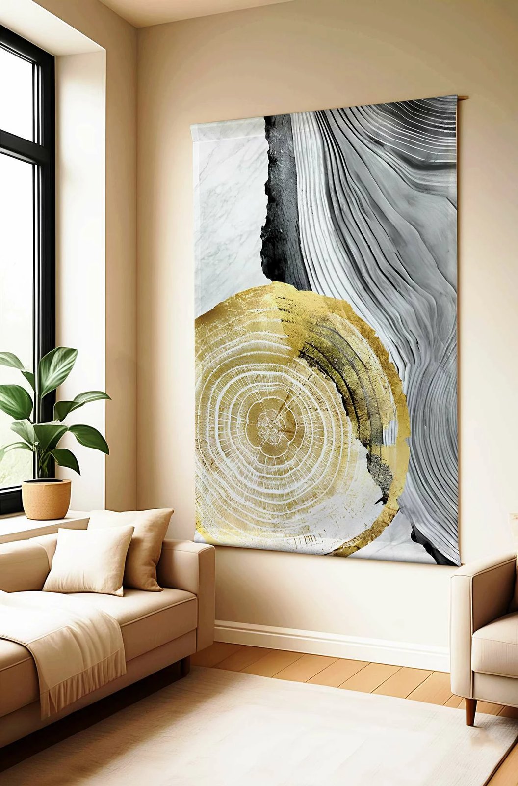 Pikturë dekorative poliestër, Wallity Polybaby, shumëngjyrëshe, 70x120cm