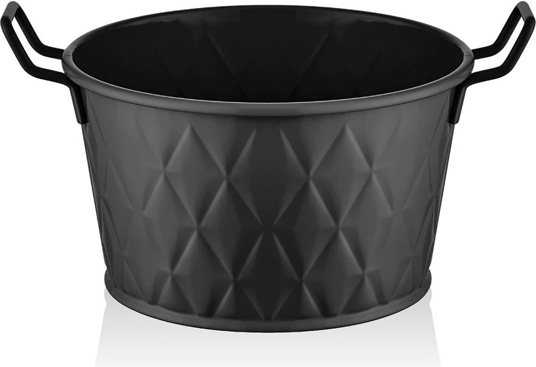 Shportë për bukë Hermia, PZM0128, e zezë, 8x8x8cm