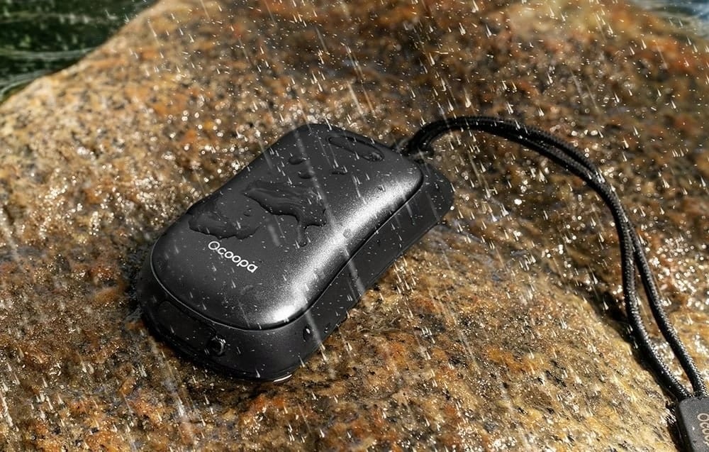 Ngrohës elektrik për duar Ocoopa UT3061, 6000 mAh, Alumini, i zi