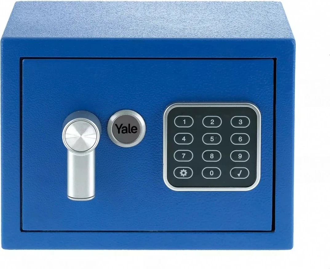 Kasafortë YALE HOME YSV/170/DB2/B mini, elektronike, 3.8L, kaltër