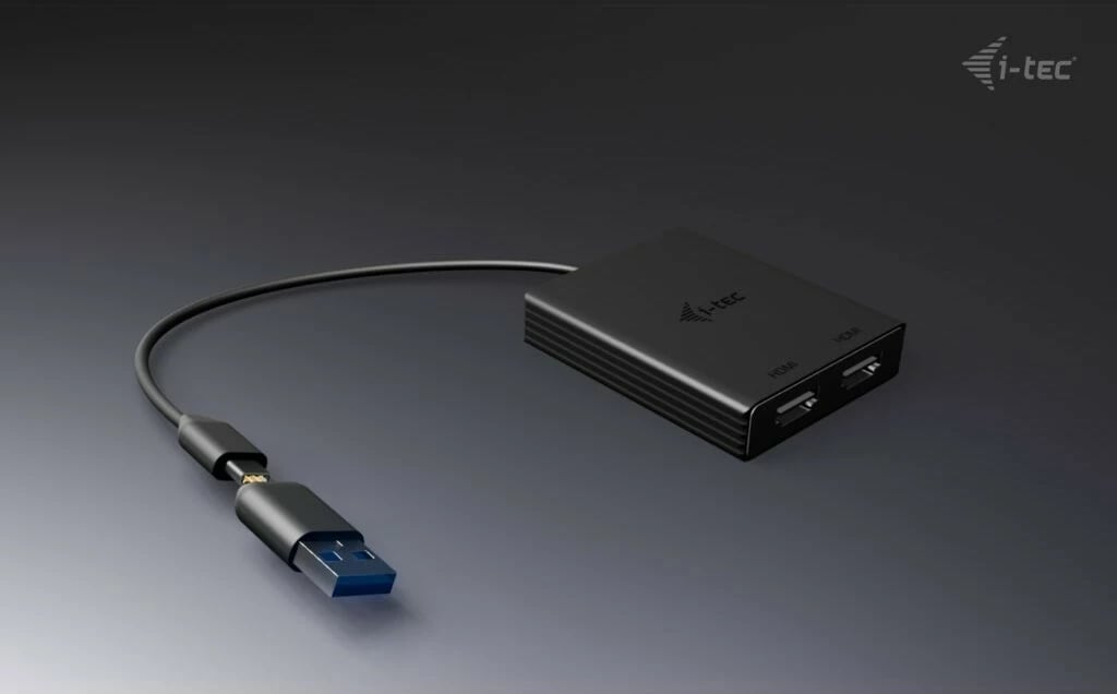 Adapter HDMI I-Tec USB-A/C 2x HDMI, i zi