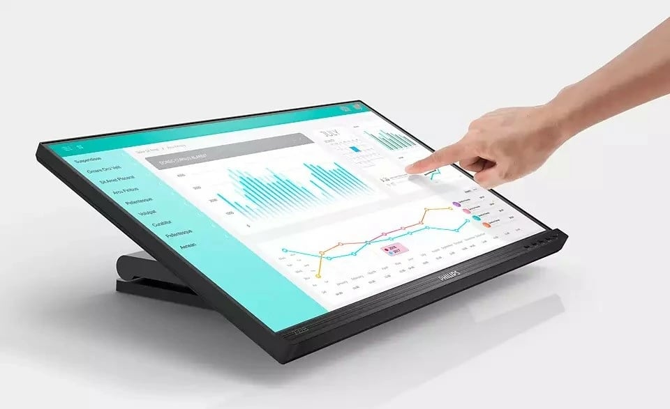 Monitor Philips 222B1TC, 21.5", IPS Touch, Full HD, i zi