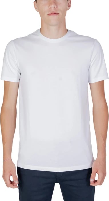 Maicë për meshkuj Armani Exchange, e bardhë