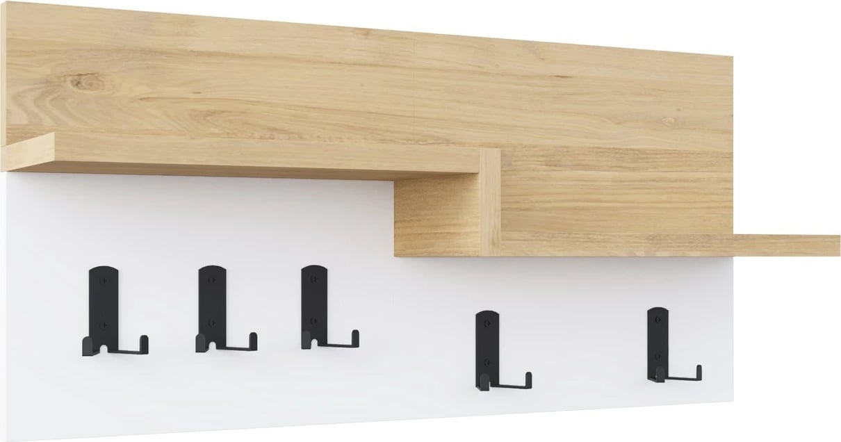 Varëse palltosh Skye Decor, Harmon, ngjyrë lis dhe e bardhë