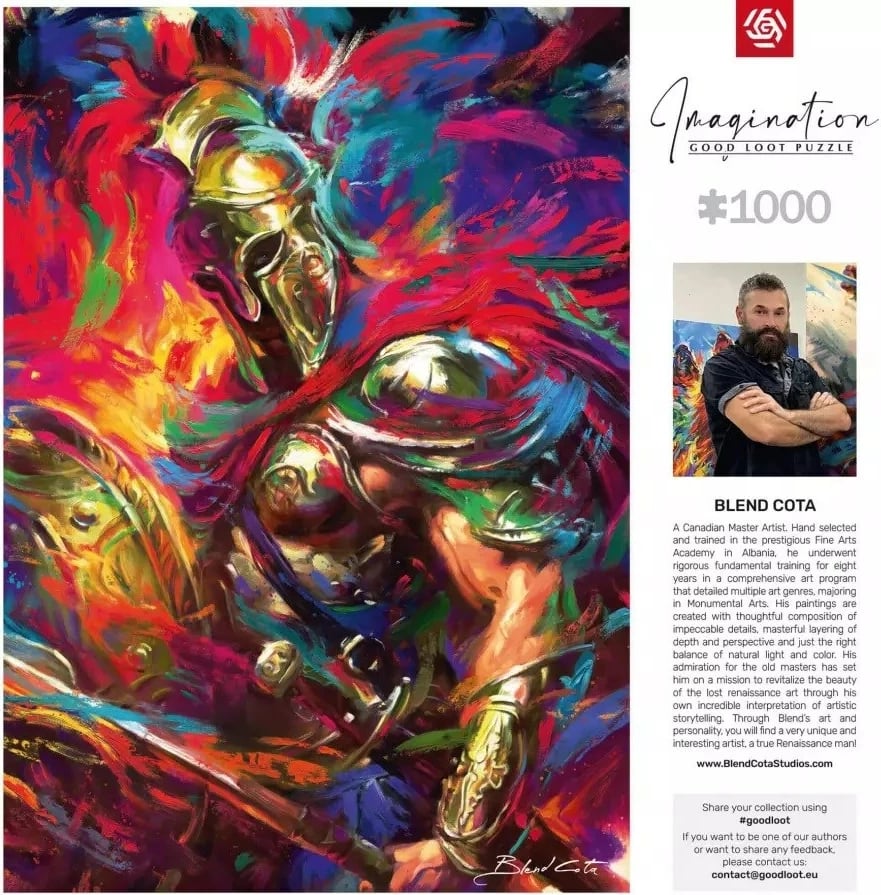 Puzzle Cenega Publishing Imagination Blend Cota The Illyrian Warrior 1000 pjesë