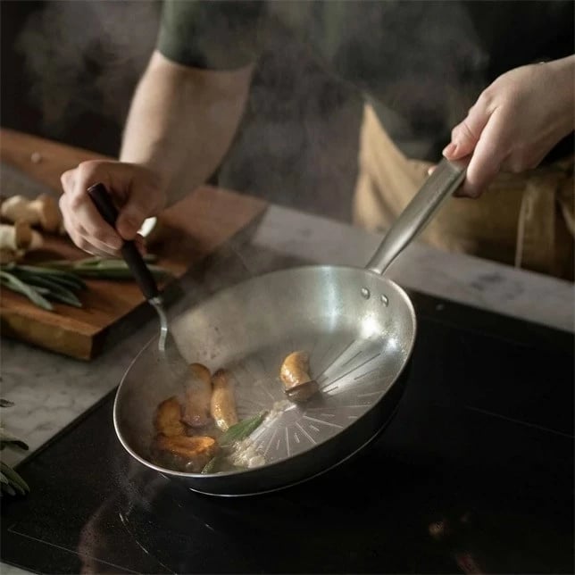 Tigan Fiskars All Steel, 24 cm, Alumini