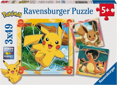 Ravensburger Pokemon 3 x 49 Piece Puzzles