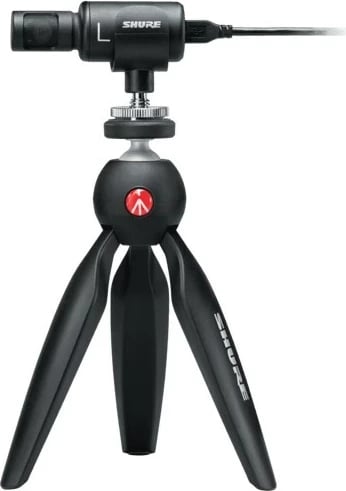 Mikrofon tavoline Shure MV88+ Video Kit, i zi