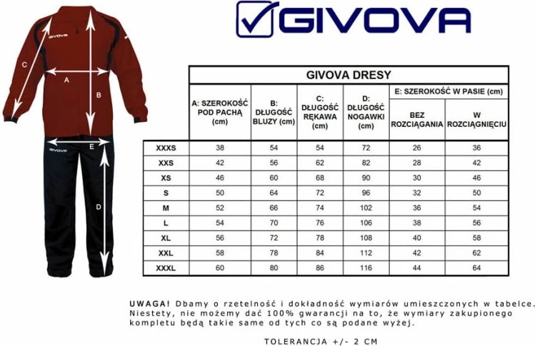 Givova Visa Fluo Track Suit (TR018F) desde 18,99 €
