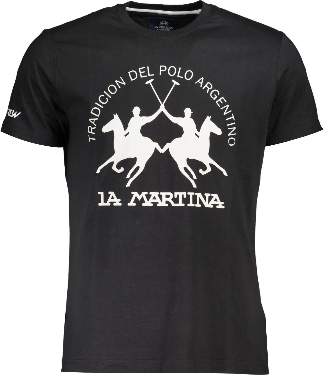 Maicë LA MARTINA për meshkuj, e zezë