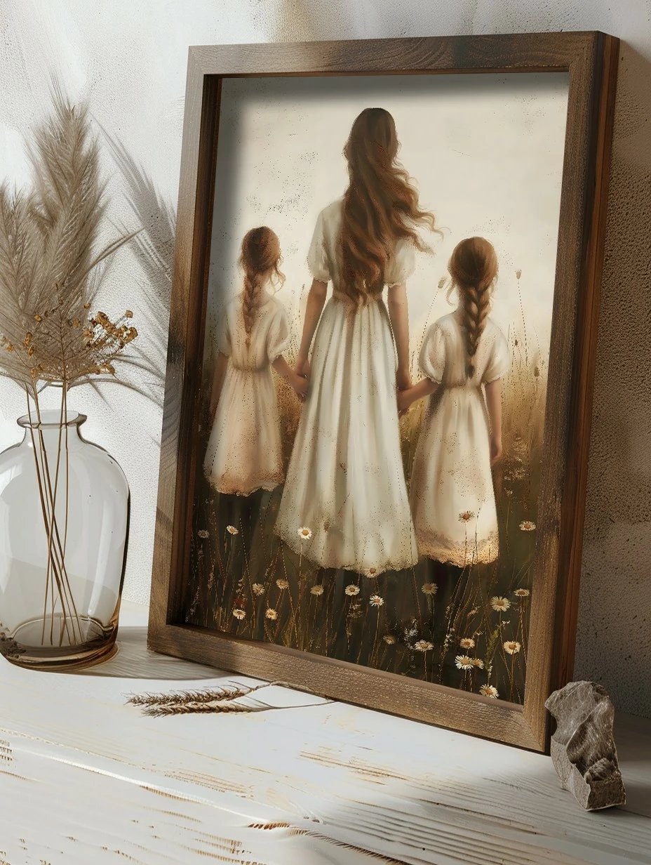 Pikturë dekorative me kornizë MDF, Wallity, GE222-L, shumëngjyrëshe