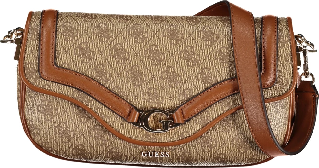 Çantë femra GUESS JEANS DEA BAG, bezhë