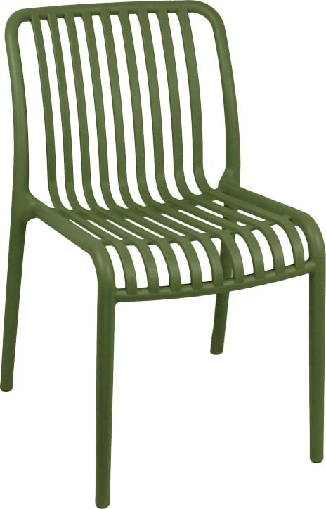 Karrige Zoi pp, ngjyrë e gjelbër e errët, 42x58x79cm