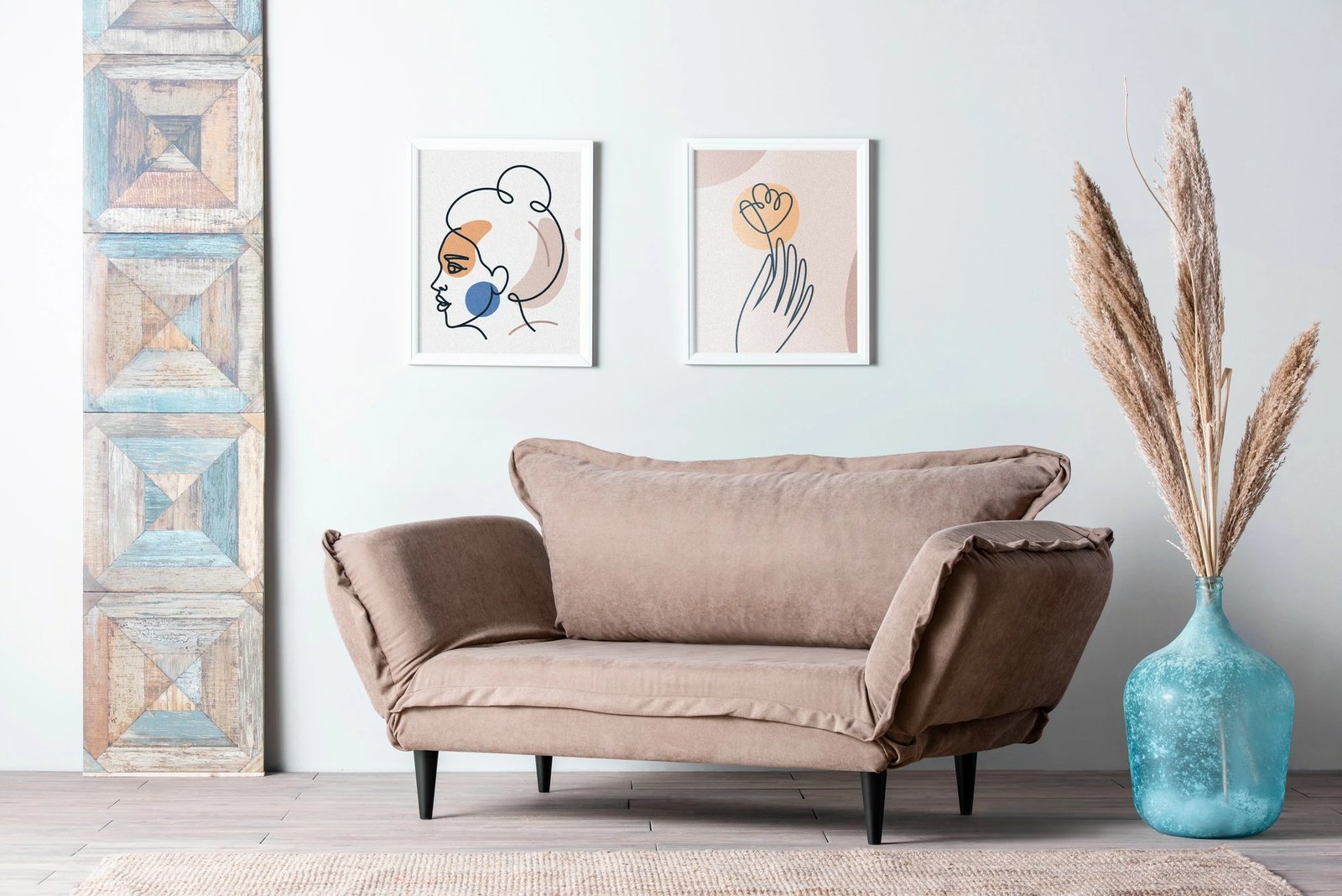 Divan-krevat dy vendësh, ngjyrë mink, Atelier del Sofa, Vino Daybed - GR121\01
