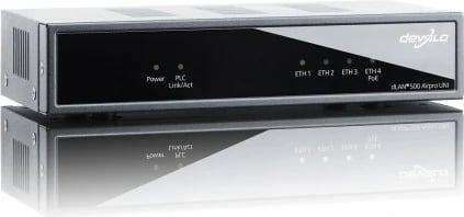 Adapter rrjeti Severin dLAN 500 AVpro UNI, 500 Mbit/s, 4 porta LAN, i zi