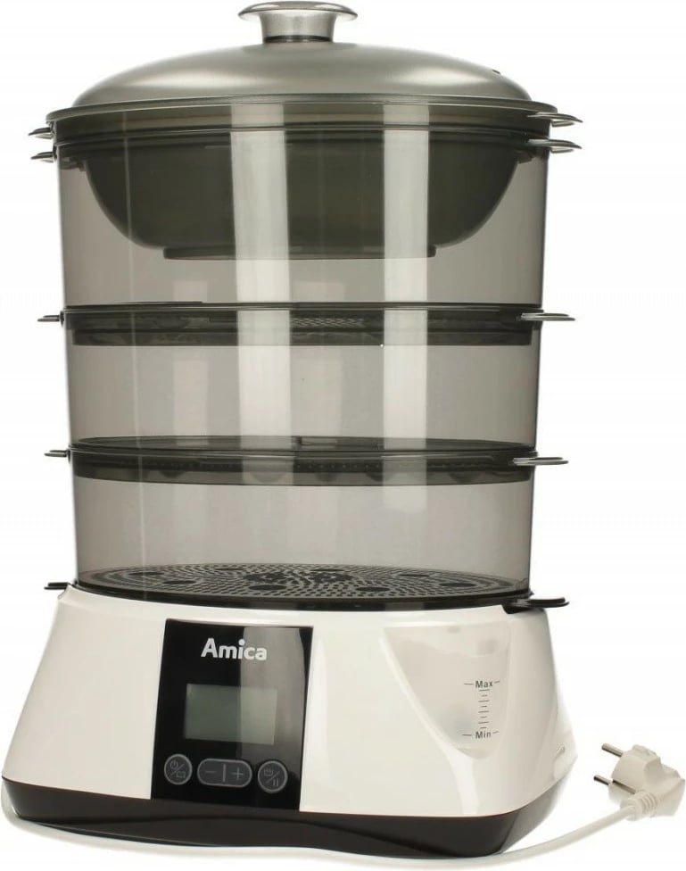 Avullues Amica PT3011 Lunaris, 3.3L, 3 kontejnerë, E bardhë/E zezë Avullues Amica PT3011 Lunaris, 3.3L, 3 kontejnerë, E bardhë/E zezë