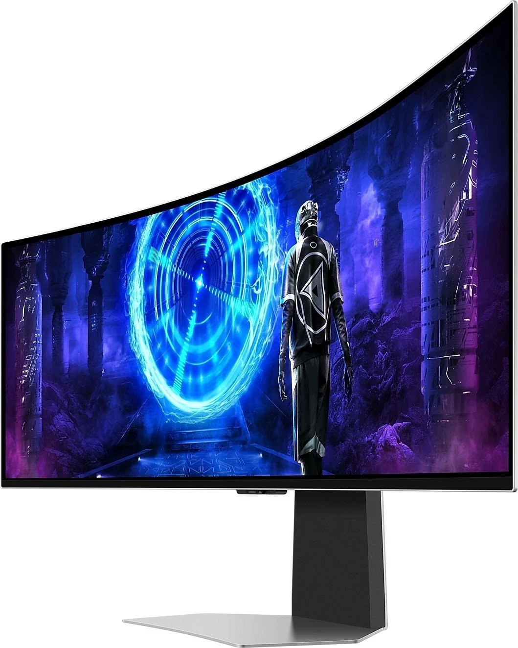 Monitor Samsung Odyssey OLED G9 LS49DG950SUXEN 49 inç, OLED, DQHD, 240Hz, Curved, Silver