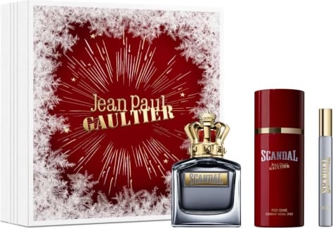 Set Eau de Toilette për meshkuj Jean Paul Gaultier Scandal Pour Homme 3 pjesë, 100ml
