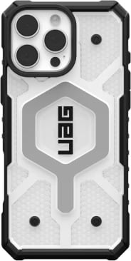 Mbështjellës UAG Pathfinder Clear MagSafe për iPhone 16 Pro Max, Bardhë