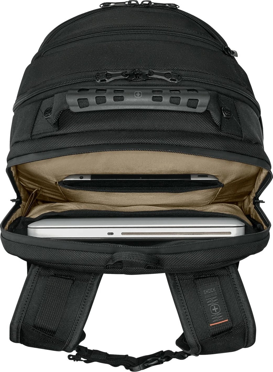 Çantë shpine Wenger Legacy Black Series 16 inç, e zezë