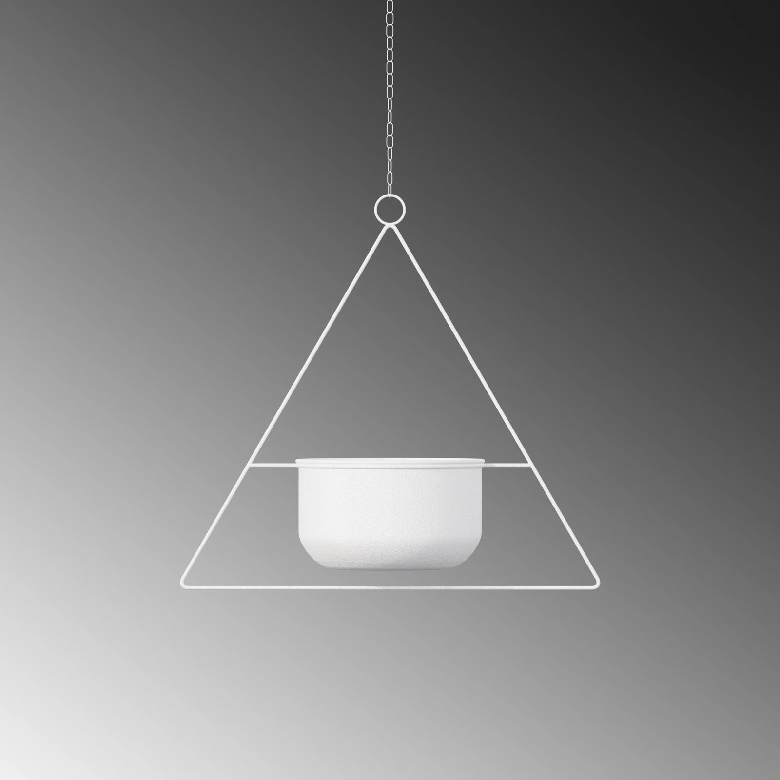 Saksia dekorative Aberto Design, Harpusta, e bardhë