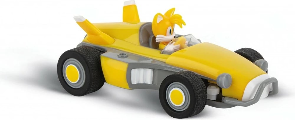 Makine RC Carrera Team Sonic Mini RC Tails 1:43, e verdhë