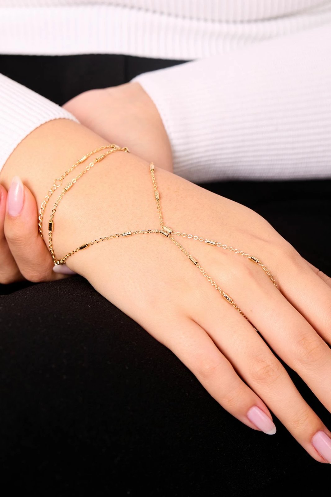 Zinxhir metalik ngjyrë ari, Elika, CSHM9956A