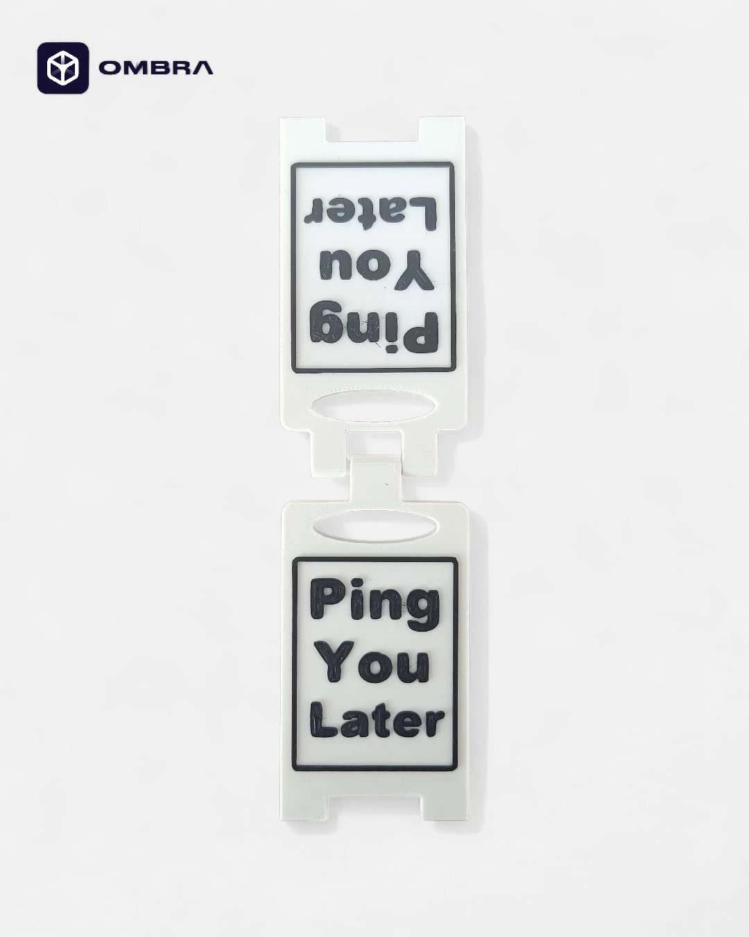 Tabelë “Ping You Later” - e bardhe