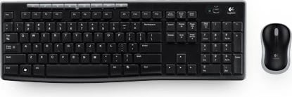 Komplet tastierë dhe maus Logitech MK270, RF Wireless, QWERTZ, e zezë