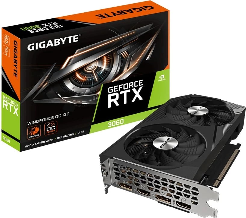 Kartë grafike Gigabyte NVIDIA GeForce RTX 3060, 12GB GDDR6