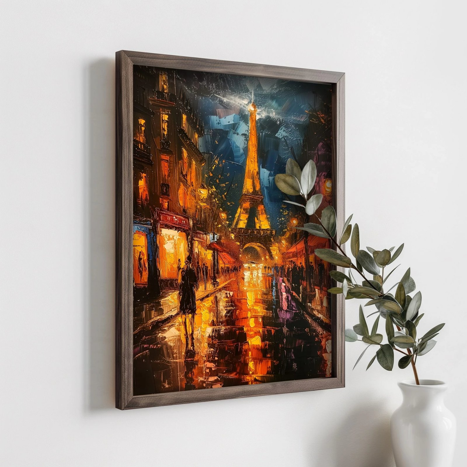 Pikturë dekorative me kornizë MDF, Wallity, AI121, shumëngjyrëshe, 50x70x3.5cm