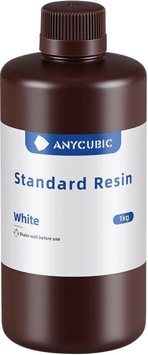 Resin standard AnyCubic SPTWH-104E, 1 kg, Bardhë