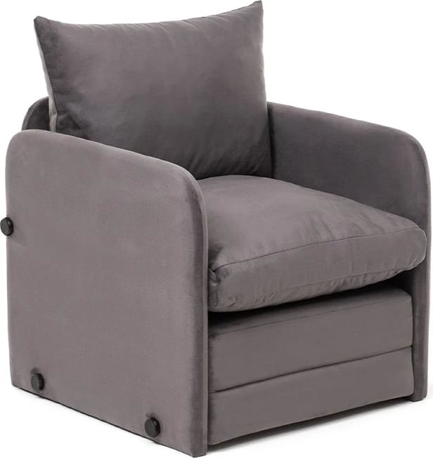 Krevat-karrige një vendi, ngjyrë gri, Saga Single