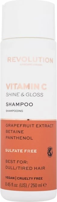 Shampon për femra Revolution Haircare London Vitamin C Shine & Gloss, 250ml