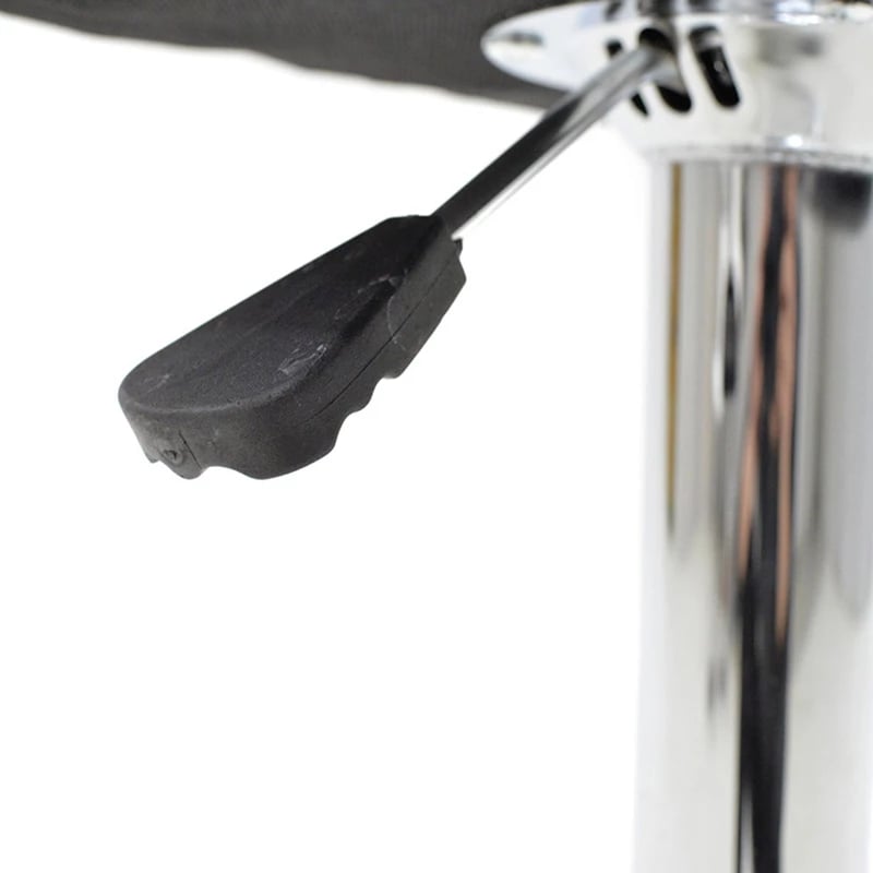 Karrige për bar Balina, lartësi e rregullueshme, lëkurë sintetike e bardhë, metal kromi, 52x53x109cm, set prej 2 copësh