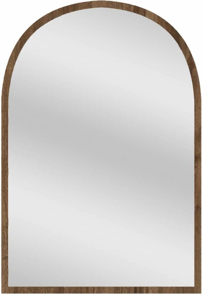 Pasqyrë dekorative, ngjyrë arre, Brilya, Skye Decor, 60x90cm