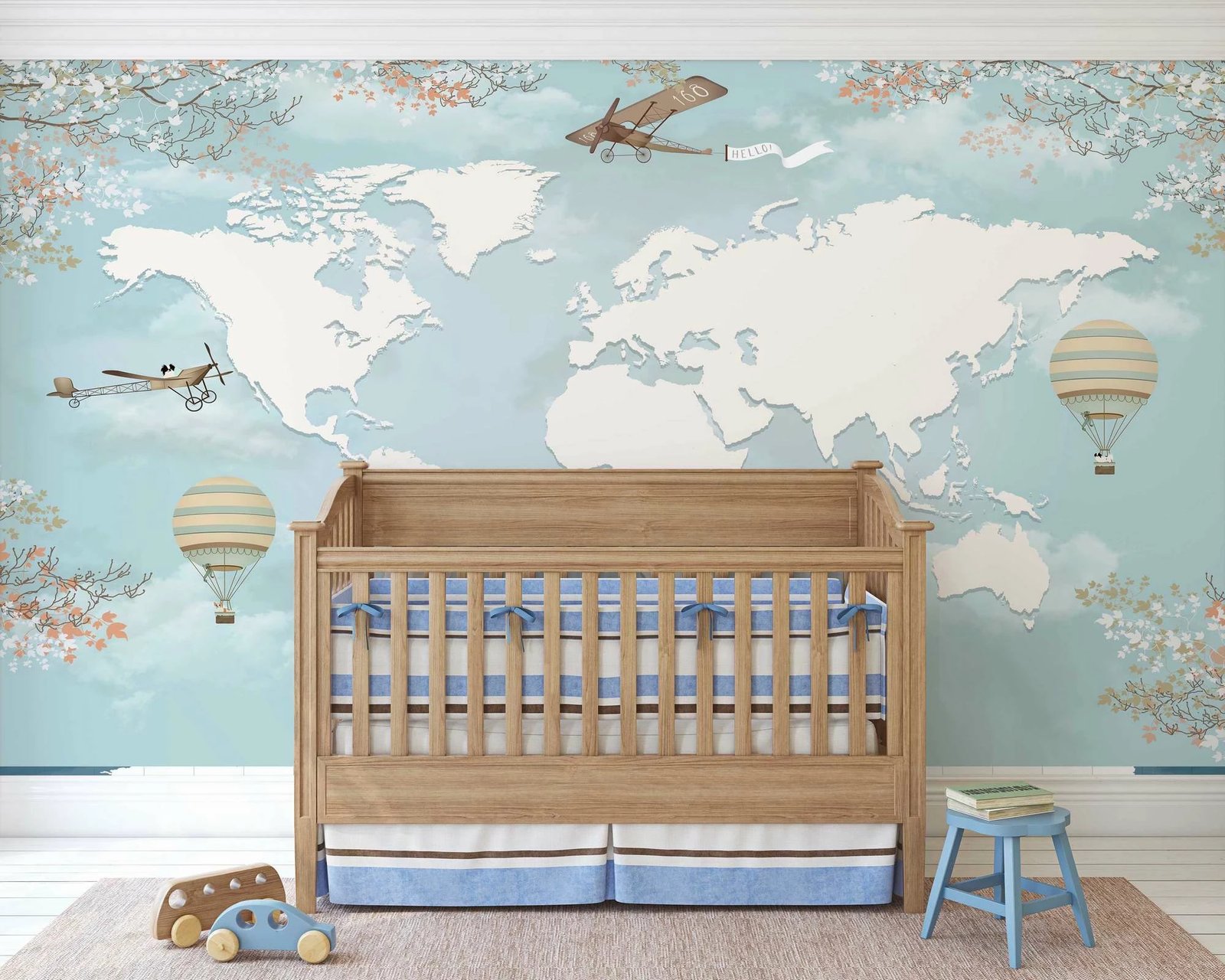 Murale muri Wallity, MDK-00159, 300x270cm